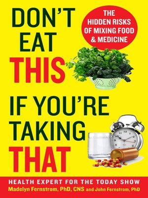 cover image of Don't Eat This If You're Taking That